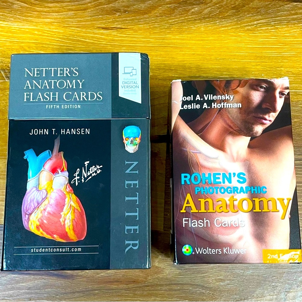 Rohen’s And Netter’s Anatomy Flashcard Bundle Gem